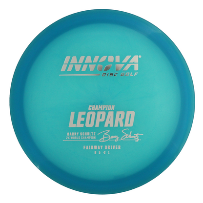 Innova Disc Golf Canada Champion Leopard 	Fairway Driver	Good Glide	Increased Control	Versatile	good Speed Improved Glide	Comfortable Grip	Signature Edition	High Hold	High Flexibility	Durable Flex

 