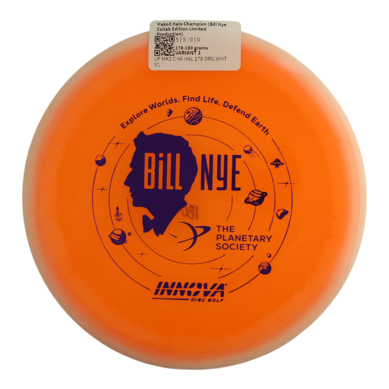 Mako3 Halo Champion (Bill Nye Collab Edition Limited Production)