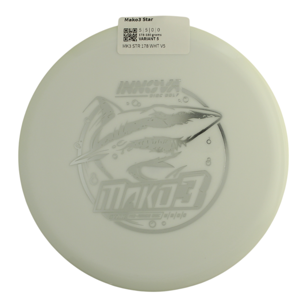  Innova Disc Golf Canada Champion Mako3 Midrange	Flexible	Premium feel	Ideal for Controlled Shots	Straight Shooter	Reliable Fade	Great Glide No fade No turn Beginner Friendly
Glows in dark 