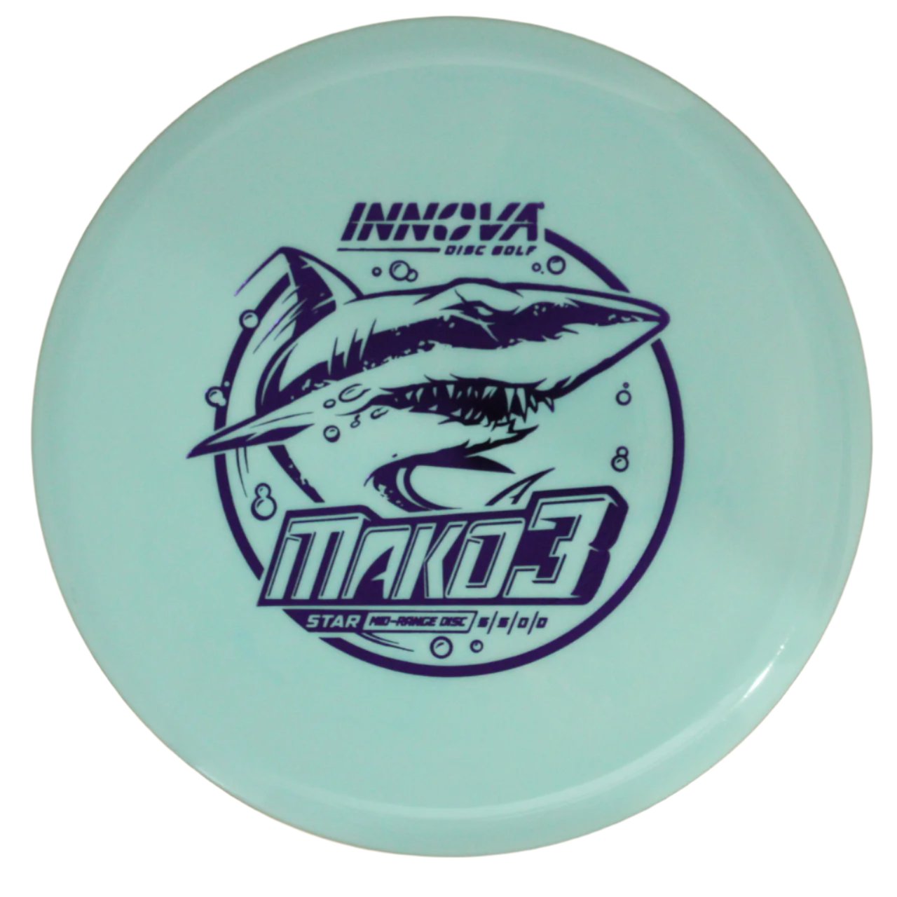  Innova Disc Golf Canada Champion Mako3 Midrange	Flexible	Premium feel	Ideal for Controlled Shots	Straight Shooter	Reliable Fade	Great Glide No fade No turn Beginner Friendly
Glows in dark 