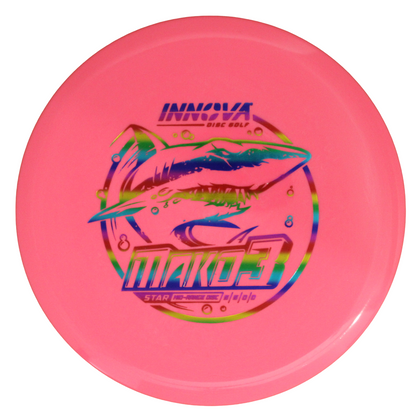  Innova Disc Golf Canada Champion Mako3 Midrange	Flexible	Premium feel	Ideal for Controlled Shots	Straight Shooter	Reliable Fade	Great Glide No fade No turn Beginner Friendly
Glows in dark 