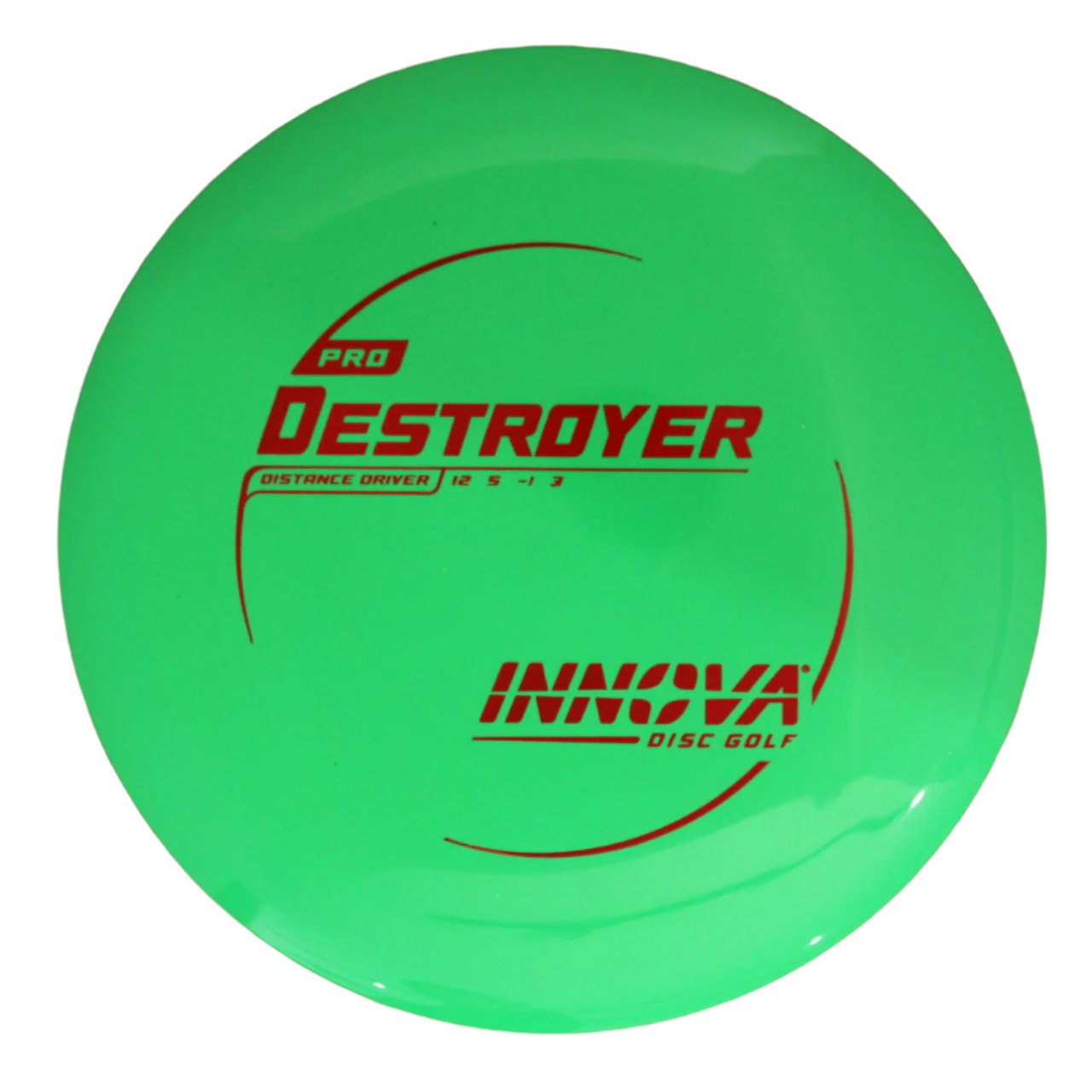 INNOVA DISC GOLF CANADA	Pro Destroyer
Distance Driver	Slick Finish	Versatile Colors	Good Durability	and grip Overstable	Impact Resistant	Improved Glide Flexible in cooler conditions	Great for distance and control	Maintains stability over time	Comfortable for grip lightweight


