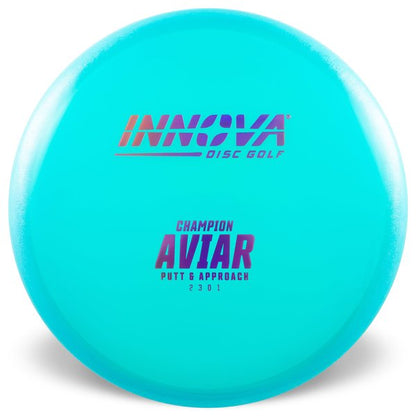 Innova Disc Golf Canada Champion Aviar Putt & Approach Disc Firm grip	High durability	Stable flight path		Resistant to scratches	Ideal for all players
