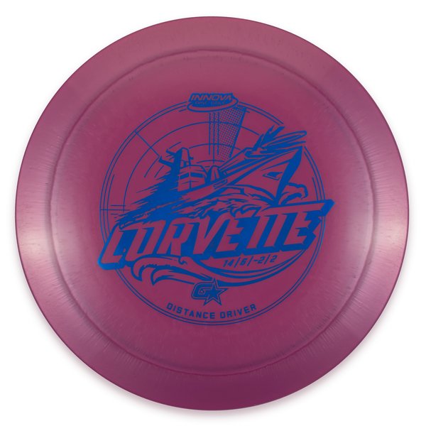 INNOVA DISC GOLF CANADA	
Corvette  Distance Driver	Firm grip	good durability excellent grip	Stable flight path	Great for distance and control	Resistant to scratches	Ideal for advanced players Straight flight
