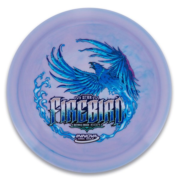 Innova Disc Golf Canada Star INNOVA DISC GOLF CANADA	Firebird
Great Durability Power Player	Headwind Use	Cold Hardened	Vibrant Colors	Durable Option	Textured Surface
Cold Grip	Power Driver	Fade finish
Forehand shots