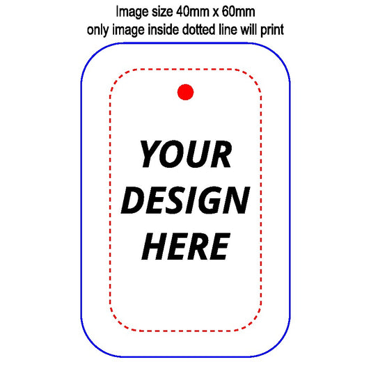 Custom INNColour Bag Tags (Single Side Print)
