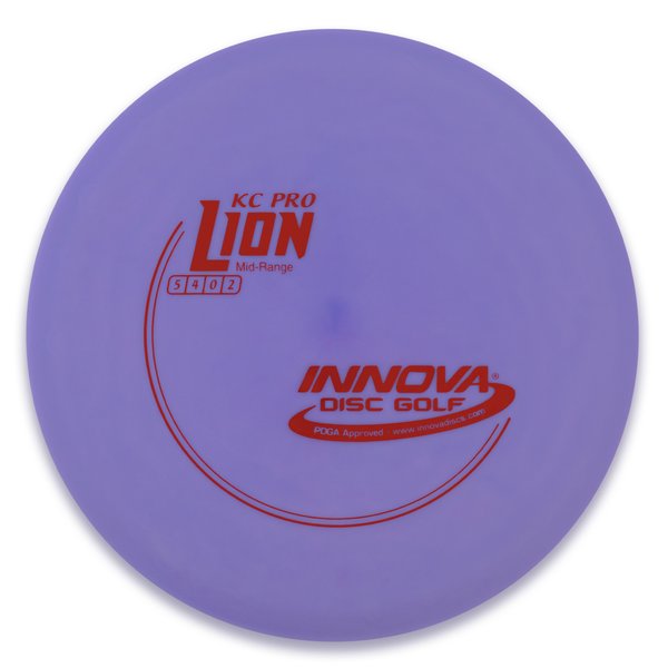 Innova Disc Golf Canada 
Lion Midrange	Wind Resistant	Moderate Durability	Reduced Power	Fade Stability	Versatile Mold	Consistent Control Durable

