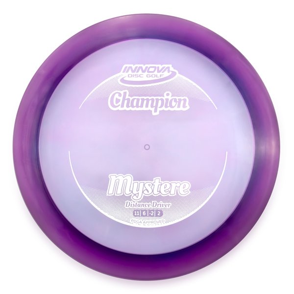 Innova Disc Golf Canada  Mystere Distance Driver	Improved Grip	Flexible	Ideal for Power Throws	Wind Resistant	High Speed	Good Glide
great durability