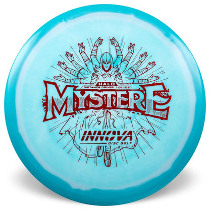 Innova Disc Golf Canada  Halo Star Mystere Distance Driver	Distance Driver	Improved Grip	Flexible	Ideal for Power Throws	Wind Resistant	High Speed	Good Glide
