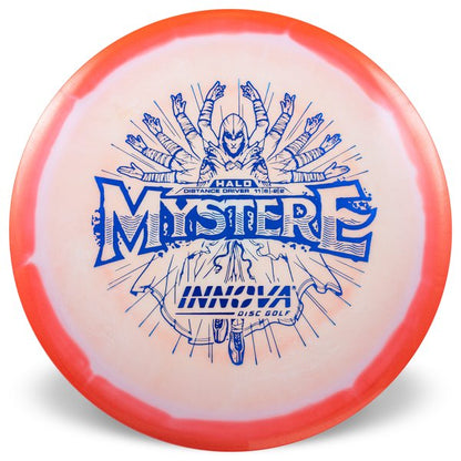 Innova Disc Golf Canada  Halo Star Mystere Distance Driver	Distance Driver	Improved Grip	Flexible	Ideal for Power Throws	Wind Resistant	High Speed	Good Glide
