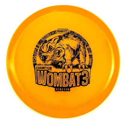 INNOVA DISC GOLF CANADA
Wombat3	Midrange understable	Flat Releases	Same flight pattern over time  good for Quick release	Increased Control
 and Grips Well		Low Stress	High Grip
